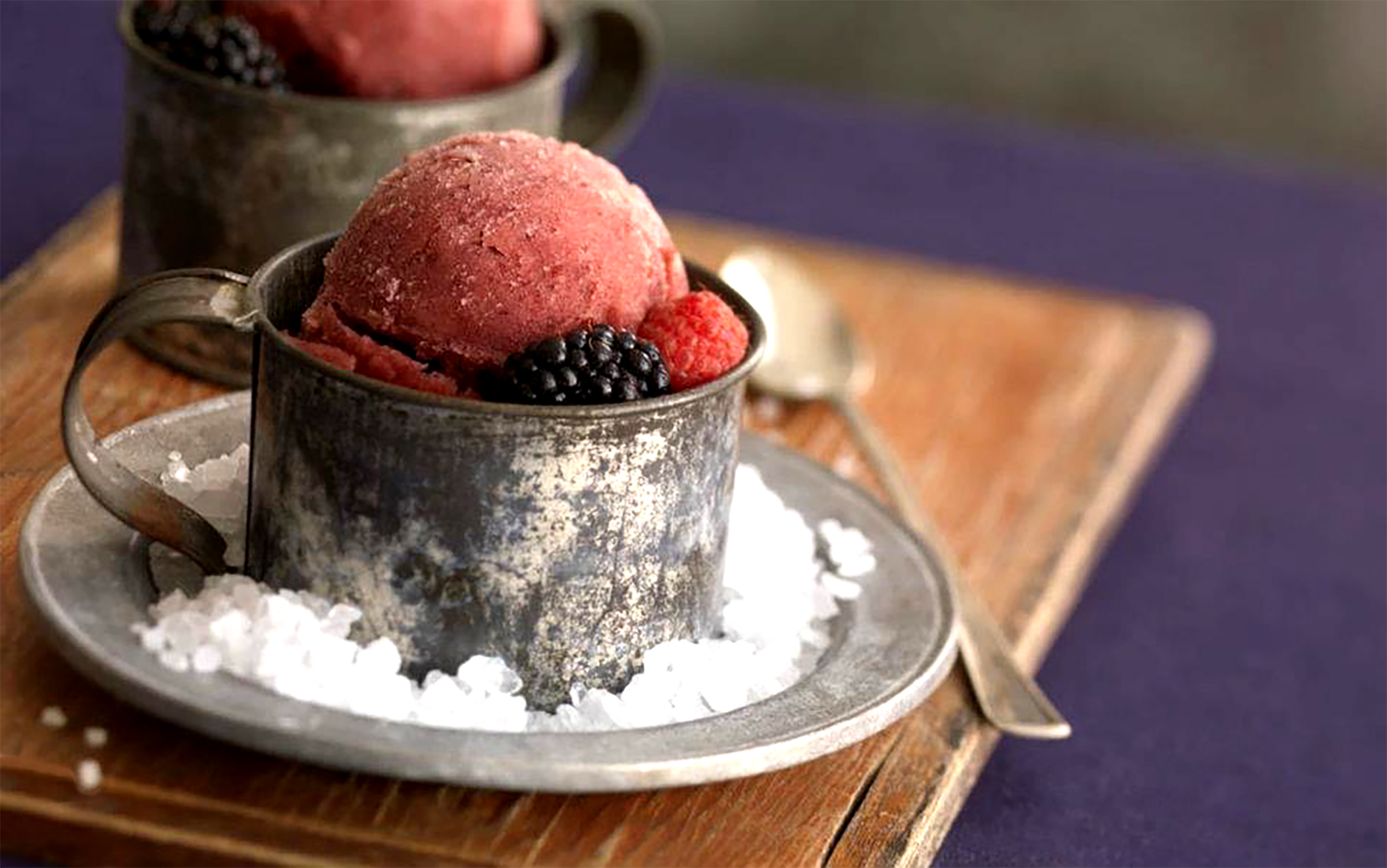 raspberry sorbet with blackberry and raspberry alyssa wernick food stylist styling dallas tx