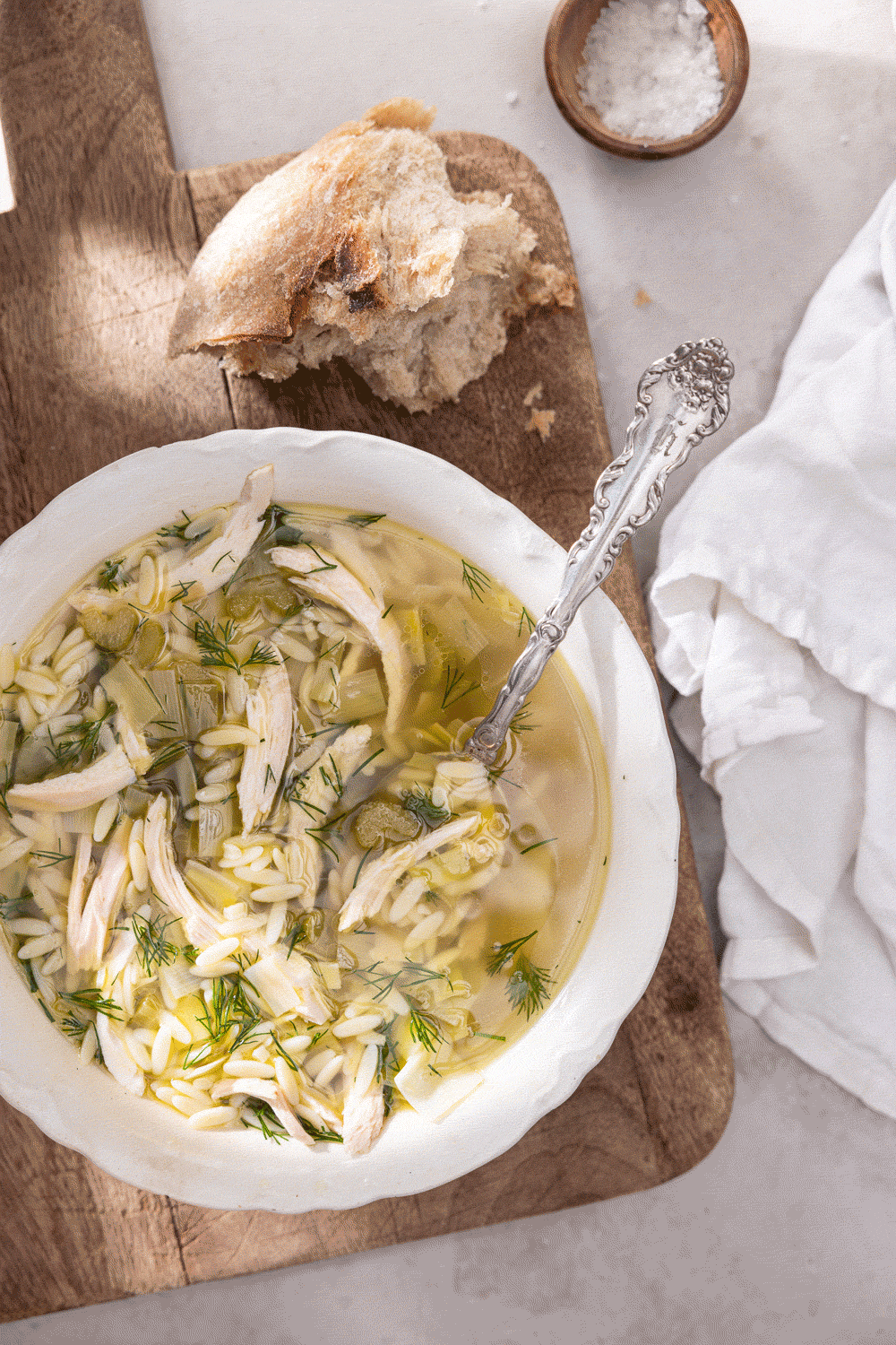 Chicken Orzo Soup Alyssa Wernick Food Styling Stylist Dallas Texas Advertising Production